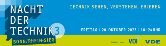 Online-Infotermin zur 3. Nacht der Technik am 30. März um 17 Uhr. Online-Infotermin zur 3. Nacht der Technik am 30. März um 17 Uhr.